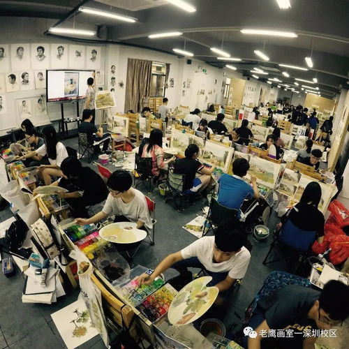 老鹰画室深圳校区 师生日常生活