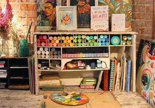 手工达人的工作台 画室的匠心布局