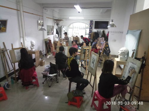 知美画室模拟考试现场纪实